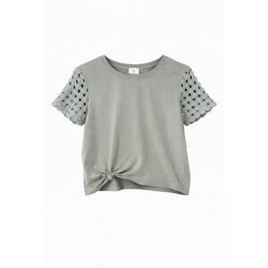 Joie 90s Crochet T Shirt Womens Size M Tee Urban Streetwear Casual Hippie Basic